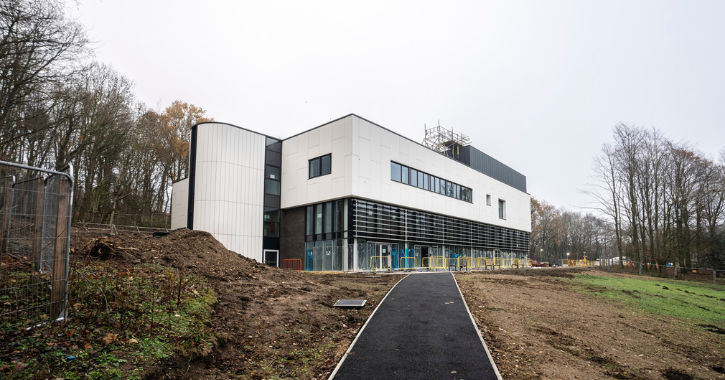 View of The Light building a new cultural venue in Durham City.